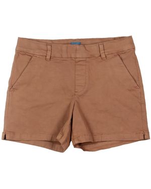 Jag Jeans Maddie Pocket Mid Rise Casual Shorts - Brown
