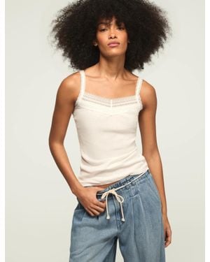 Lucky Brand V Neck Tank - Gray