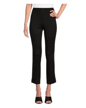 Jude Connally Lucia Velvet Pull-On Ankle Pants - Black
