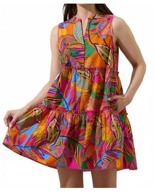 Sugarlips Milana Adrina Shift Tiered Mini Dress