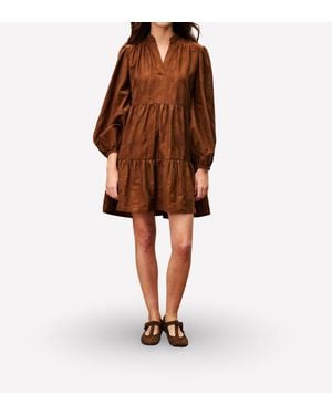 FRNCH Sarra Mini Dress - Brown