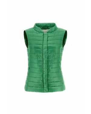 Herno Quilted Puffer Vest - Green