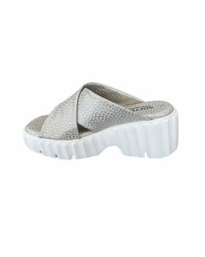 Softwaves Marini Platform Sandals - Gray