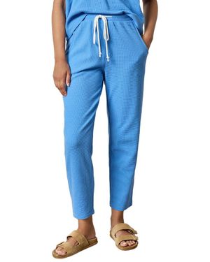 Lilla P Drawcord Waffle Pant - Blue