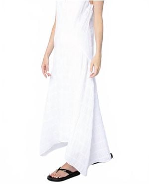 FRAME Savannah Maxi Dress - White