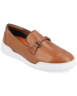 Thomas & Vine Dane Plain Toe Bit Loafer - Brown
