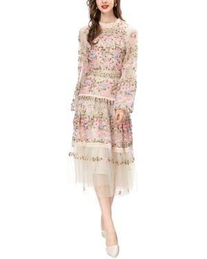 LIONELLO SALVI Midi Dress - Natural