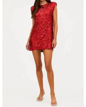 Beach Riot Mirabel Mini Dress - Red