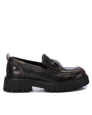 Xti Casual Moccasins By - Black