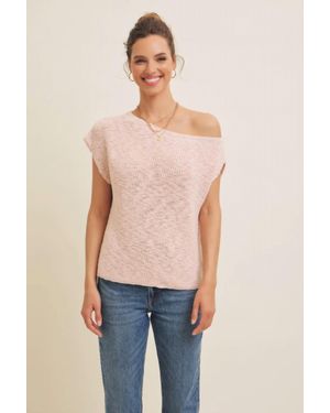 In February Tess Slub Top - Blue