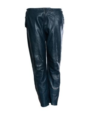 forte_forte Emerald Leather Pantalon - Blue