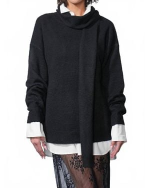 Greylin Kit Crew Neck Sweater - Black