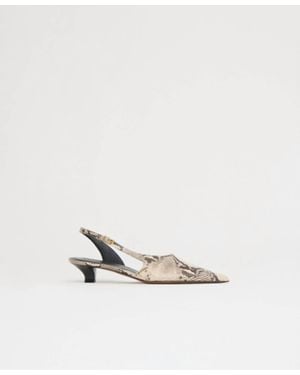 Mansur Gavriel Anna Slingback Heels - White
