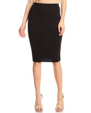 Moa Collection Pencil Skirt - Black