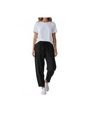 Last Tango Gauze Adjustuble Pants - Black