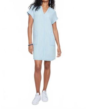Renuar Soft Breeze Luxe Mini Dress - Blue