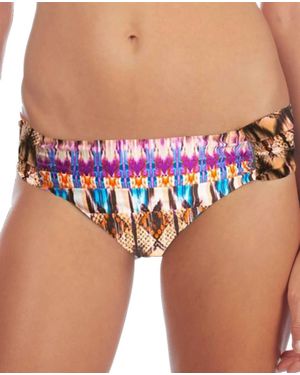 Kenneth Cole Side Sash Hipster Swim Bottom - Blue