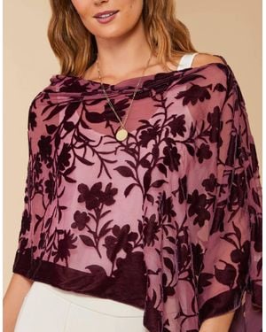 spartina 449 Sheer Velvet Topper - Red
