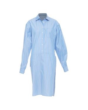 Vetements 2016 Asymmetric Shirt Dress - Blue