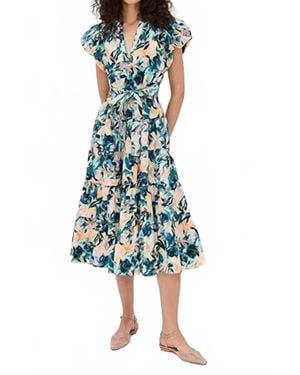 Ulla Johnson Ottilie Midi Dress - Blue