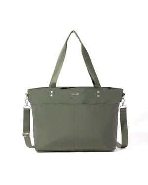 Baggallini Carryall Laptop Tote Crossbody Bag - Green