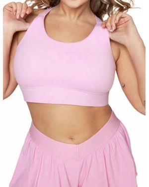 POPFLEX Active Ambition Sports Bra - Purple