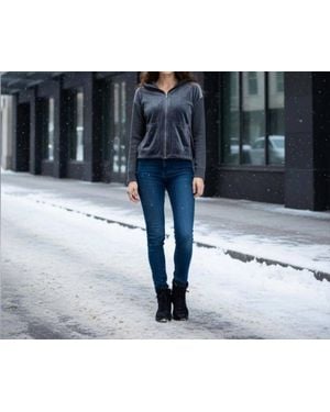 Vince Camuto Zip-Up Jacket - Blue