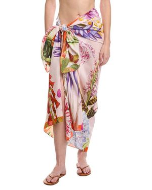 Echo Botanica Pareo Silk-Blend Wrap - Pink