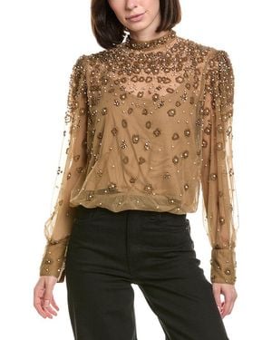 FARM Rio Caramel Blouse - Brown
