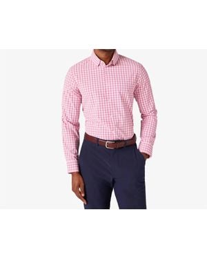 Mizzen+Main Leeward Long Sleeve Dress Shirt - Pink