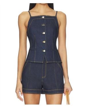 Cinq À Sept Sloane Lightweight Denim Top - Blue