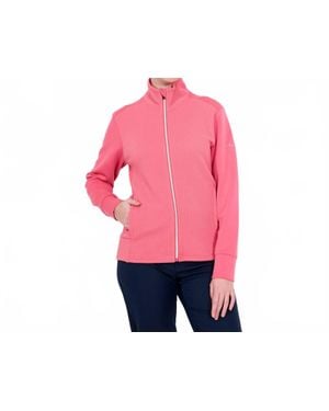 Abacus Sportswear Carden Midlayer Full-Zip Jacket - Pink