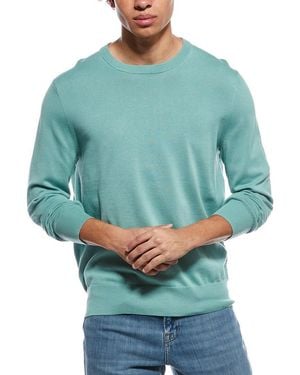 Brooks Brothers Jersey Crewneck Sweater - Blue