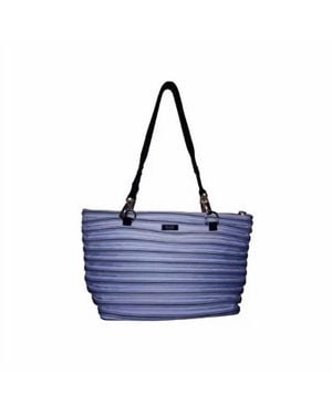 BAM Bags Flat Bottom Tote Bag - Blue