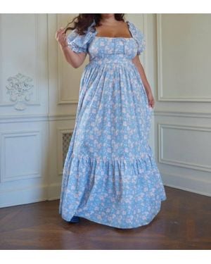 Selkie Terrace Maxi Dress - Blue