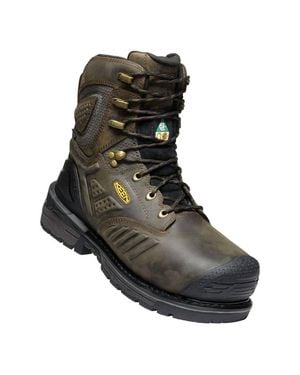 Keen Csa Philadelphia 8" Composite Toe Insulated Work Boots - Black
