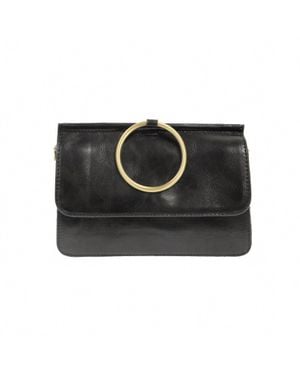 Joy Susan Aria Ring Wristlet - Black