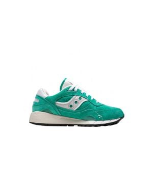 Saucony Shadow 6000 Suede Upper Sneaker - Green
