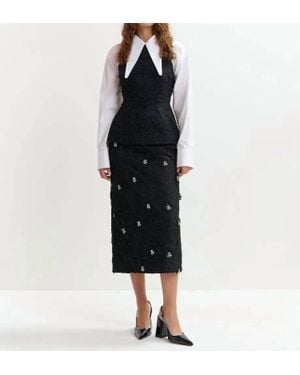 Essentiel Antwerp Jourget Lace Skirt - Black