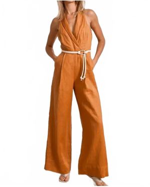 MON RENN Bask Jumpsuit - Orange