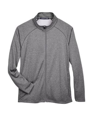 Devon & Jones Stretch Tech-Shell Compass Full-Zip Jacket - Gray