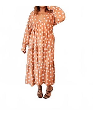 Blakeley Mable Midi Dress - Orange