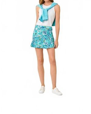 Lilly Pulitzer Upf 50+ Luxletic Zadora High Rise Skort - Blue