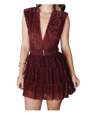 Olivaceous Wine Not Dress - Red