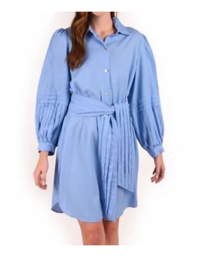 Emily Mccarthy Oxford Dress - Blue