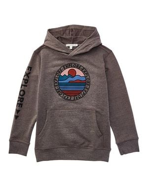 Threads For Thought Explore Outdoor Graphic Pullover Hoodie - Gray