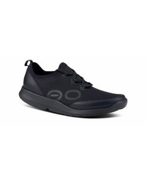 OOFOS Oomg Sport Lace-Up Recovery Shoes - Black