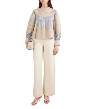 Sea Alexandra Long Sleeve Blouse - Natural