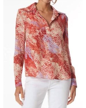 Gilner Farrar Lia Blouse - Red