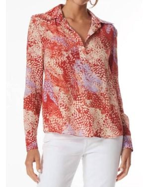 Gilner Farrar Lia Blouse - Red